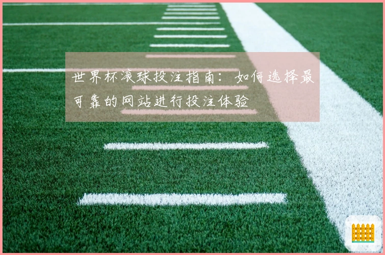 世界杯滚球投注指南：如何选择最可靠的网站进行投注体验